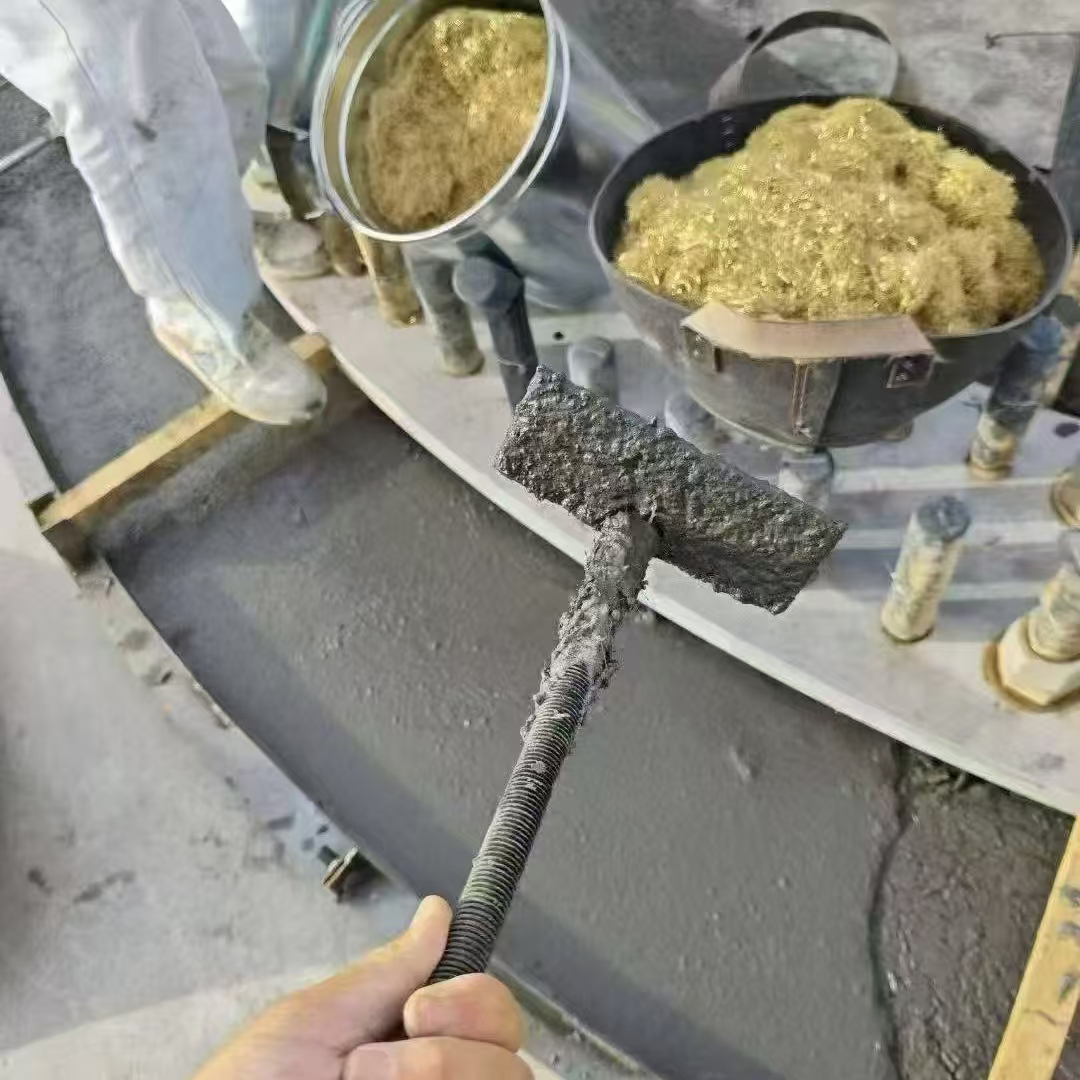 烟台C120钢纤维高强无收灌浆料 轧机压缩机汽轮机发电机锻压设备底座灌浆材料